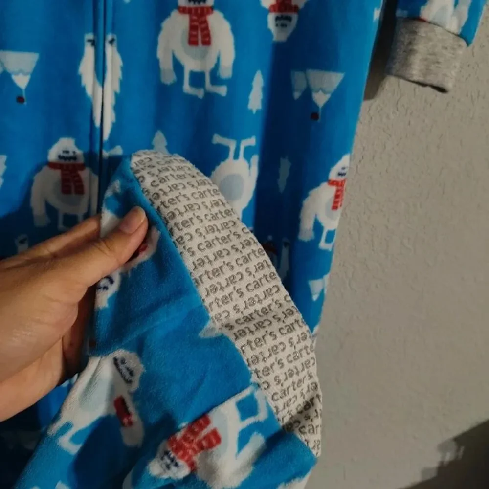 Yetti onesie pajamas for kids